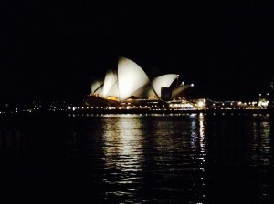 the Opera House showing off